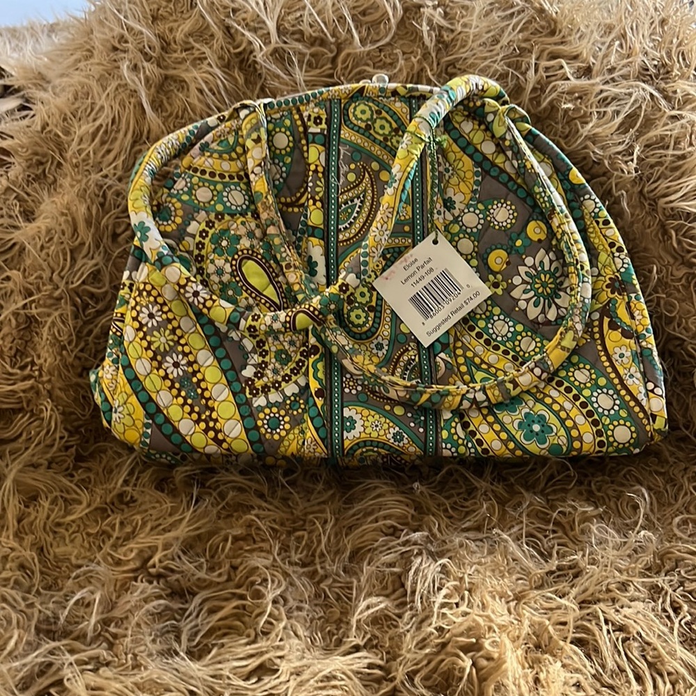 Brand New Vera Bradley Eloise bag in Lemon Parfait